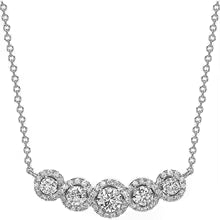 Luxury women diamond style necklace pendant Lab-Created