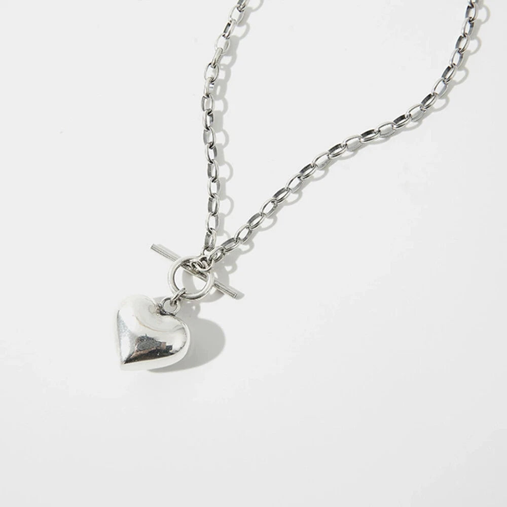 Charm Heart Women 925 Sterling Silver Bracelet